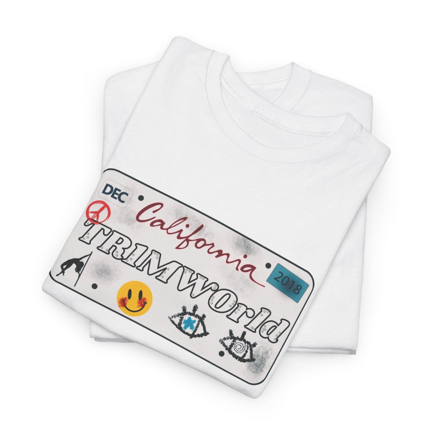 License plate T shirt