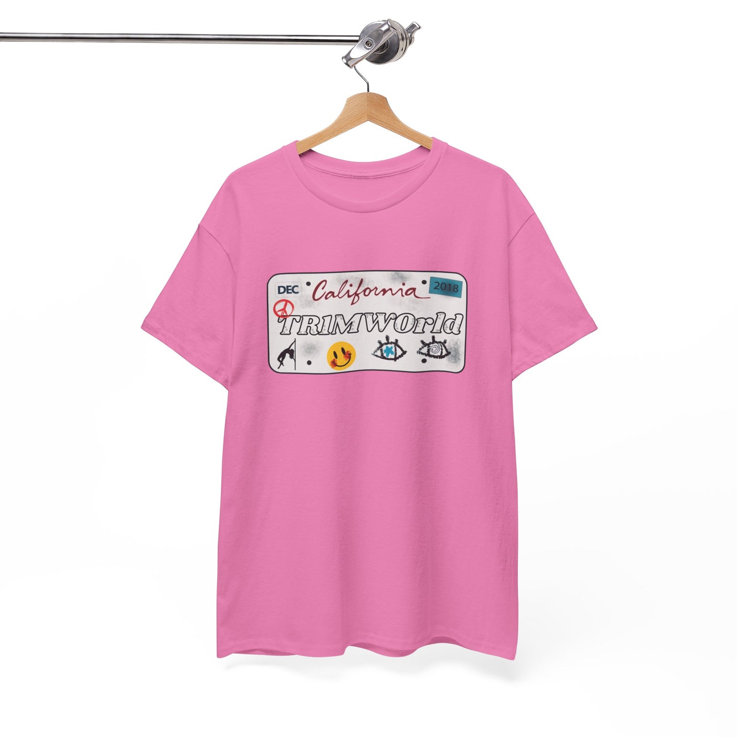 License plate T shirt